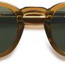 SOJOS Retro Small Round Sunglasses for Men Women Trendy Circle Style UV400 Lenses Unisex Sun Glasses SJ2251 (Olive Green/Dark Green)