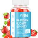 Magnesium Glycinate Gummies 400mg for Man and Women, Sugar Free with Magnesium Advanced Complex - Magnesium Supplement Chewable Gummies for Women & Men Vegan, Organic Gummies 60 Count