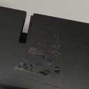 Suzile Oversize Tea Shelf Rustic Wooden Coffee Display Shelves Wooden Floating Curio Shelf Mounted Tea and Saucer Rack Holder for Kitchen Station Bar Accessories(Black)