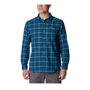 Columbia Men's Cornell Woods Flannel Long Sleeve Shirt, Size XL
