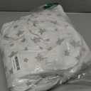 Crib Mattress Protector Waterproof, Quilted Crib Mattress Pad Cover 52" x 28" Extra Soft Breathable Toddler Bed Cover Stretch Up to 8", White Star