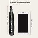 Mini Cordless Rotary Tool Kit, 5-speed Multi-purpose Engraving Tool, with LED Light, 67 Accessories, Engraving, Sanding, Grinding, Polishing, Carving, Etching, DIY Crafts