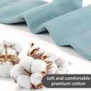 2 x FGZ Women Thin Cotton Socks Soft Cozy Socks Cute Ankle Crew Socks 5 Pairs (Blue)