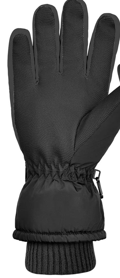 Winter Ski Gloves for Men & Women - Waterproof Thermal Windproof with Touchscreen,Non-Slip Grip for Outdoor Skiing Hiking Snowboard Pack Of 2 Medium M