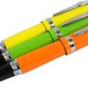 Jinhao 159 Fountain Pen Heavy Big Pen 3 Pieces in 3 Colors (Yellow, Green, Orange)