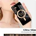 for Samsung Galaxy S24 5G Magnetic Case, Cute Butterfly Luxury Plating Edge Case for Women Girls Men Soft TPU Shockproof Full Camera Protective Cover for Samsung Galaxy S24-Black
