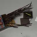 MENCH Branch Lights,3 Pcs Twig Light USB&Battery Powered 8 Flashing Modes by Remote Control.Branch Lights for Indoor, Light Up Decorations for Halloween Day and Christmas,Pure White