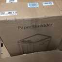 Heavy Duty Paper Shredder: 400-Sheet Auto Feed P5 Micro-Cut Document Credit Card Shredding with Jam-Proof Design for Home Office Business School