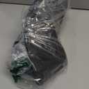 Lanzom Women Men Felt Wide Brim Western Cowboy Hats Belt Buckle Panama Hat (Medium-Large, Black)