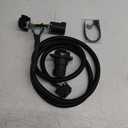 MITZONE 7-Foot 7-Pin Vehicle-Trailer Wiring Plug Harness Extension Compatible with Chevy/Dodge/Ford/GMC/Nissan/Toyota/Ram for Fifth-Wheel and gooseneck Trailers [Truck Bed Extension] 56070