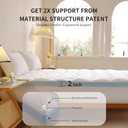 4 inch Dual Layer Twin Mattress Topper for Back Pain Relief2 Inch Cooling Gel Memory Foam Plus 2 Inch Pillow Top Mattress Pad Cover 15% Viscose Made from Bamboo, with 6-16 Inch Deep Pocket (Twin)