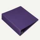 Amazon Basics 3 Ring Binder, 2 inch Round Rings, Holds 375 Sheets, Two Interior Pockets, Assorted Colors, 4-Pack