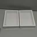 Tuanse 6 Pieces Shadow Box Picture Frame Square Shadow Boxes Display Cases for Sports Memorabilia Wedding Memories Crafts Pins Awards Medals Tickets and Photos(White,5 x 7 Inch)