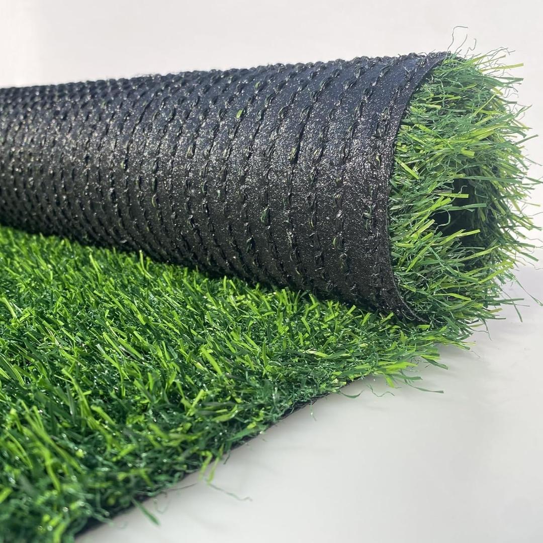 Artificial Grass Rug 2 ft x 8 ft, Synthetic Fake Grass Turf Mat for Indoor Outdoor Garden Home Decor, 0.8" Pile Height