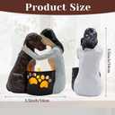 Dog Memorial Gifts, Pet Loss Sympathy Gift,Custom Dog Statue Hand-Sculpted Remembrance Candle Holder to Honor a Beloved Who Passed Away