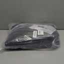 Magnetic Thermal Insulated Door Curtain, with Heavy Duty Windproof Waterproof Cotton Curtain, Soundproof,for Air Conditioner Room, Heater Room, Living Room, Back Door Leather Dark Black 36x84 Inch