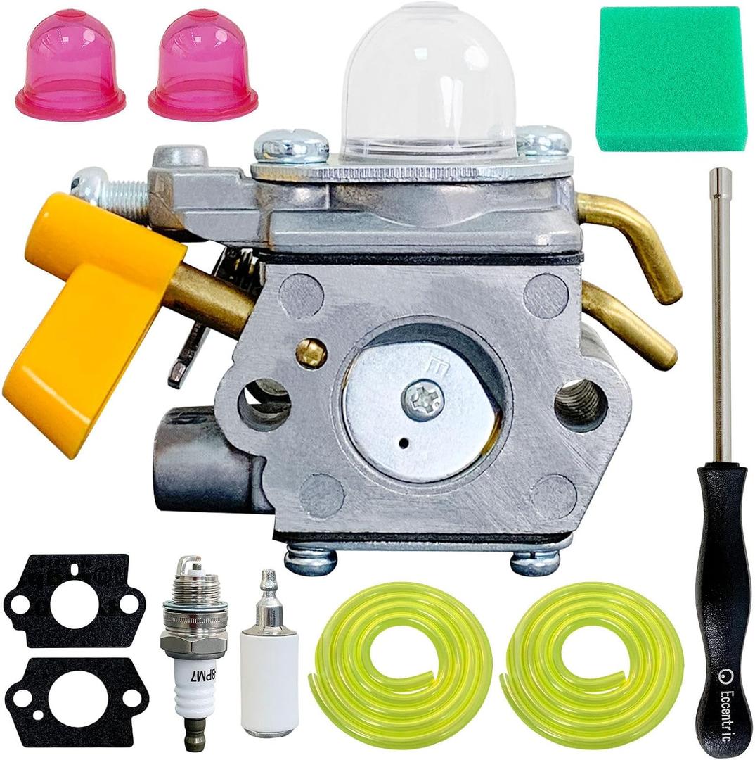 Ruixing OEM 308054043 Carburetor for Ryobi CS26 CS30 SS26 SS30 BC30 EX26 RY28040 RY28020 RY28000 RY09053 RY09055 RY28025 RY28021 26CC homelite weed eater Trimmer Brushcutter 308054003 985624001