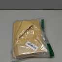 KOUFALL 24 Inch Small Curtains for Kitchen Gold Short Blackout Mini Curtains for Bedroom Bathroom 2 Panels,34x24 in Long (Sun Light Gold)