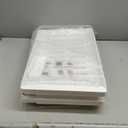 2 Pack Pull Out Cabinet Organizers Expandable (13''-19''), Plastic Slide Out Drawers for Kitchen, Bathroom, Pantry, Under Sink Storage, Pull Out Drawers Fixed with Adhesive Nano Film (White)