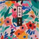Sok It CanSok Sleeve for Beer & Soda Insulated Neoprene Cover (Abstract Floral, 12oz Can Sleeve)