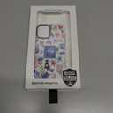 for iPhone 12 mini Case, Vintage Coastal Collage Pattern with Shells & Teacups, Military-Grade Drop Protection, Glossy Elegant Soft Slim TPU Protective & Camera Protection for Women Girls (SunflowerCut)