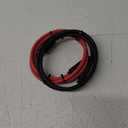 1 Pair Black + Red 10AWG(6mm) Solar Panel Extension Cable Wire Connector Solar Adaptor Cable with Female and Male Connectors (3 FT)