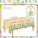 2 x Gatherfun Hawaiian Luau Party Supplies Set - Includes 2 Aloha-Themed Disposable Plastic Tablecloths,Tropical Party Decorations for BBQs, Tropical Parties, 54 x 108 Inch
