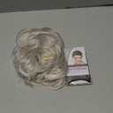 Mens Short White Wig Fluffy Synthetic Halloween Costume Party Hair Wigs for Male Guys