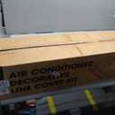 4" 23Ft Mini Split Line Set Cover, PVC Ductless Air Conditioner Decorative Pipe, Pump Covers, AC Line Cover Kit, for Outside Units Air Conditioners & Heat Pumps, All in One Set
