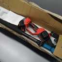 Leaf Blower Cordless with Battery and Charger, 290000 RPM, Folding & Lightweight Turbo Jet Blower for Lawn, Yard, Sidewalk Cleaning-(Orange