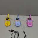 Walkie Talkies for Kids Rechargeable,Toys for Boys and Girls Ages 3-12, 3 Pack Long Range 2-Way Radios, Birthday Gifts,Christmas Stockings, Outdoor Play, Family Games, Hiking Camping Gear