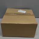 Okllen Makeup Brush Holder with Dustproof Lid, White Pearls, Acrylic Clear Makeup Brush Organizer with 3 Compartment, Large Cosmetic Brush Storage Box Case for Vanity, Bathroom, Bedroom