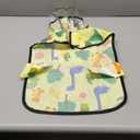 Dog Raincoat, Adjustable Rain Jacket with Hooded Double Layer for Large Medium Small Dogs Puppies, Lightweight Waterproof Rain Coat Poncho with Reflective Stripe Dinosaurs (Yellow, M)