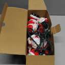 10 Light Santa Head Light Set - 8.5Ft Christmas Santa Claus Decorations String Lights with 10 Santa Claus Decorations Lights, Santa Claus Novelty Fairy Lights for Party Kid's Room Xmas Tree Decor