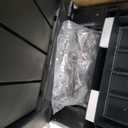 Keter Unity XL Portable Outdoor Table with Stainless Steel Top for Kitchen Prep and Outdoor Storage Cabinet for Grilling Accessories, Dark Grey