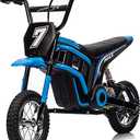Garvee Kids Ride On Electric Dirt Bike,Kids All Terrain Electric Motorcycle,24V 350W Ride On Toy for Toddlers, Up to 14.5 MPH,Load 135 Lbs,Shock Absorption