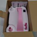 Balloon Pump - Electric Dual Nozzle Air Pump for Balloon, Portable Balloon Blower Save Time and Effort, Balloon Inflator for Parties and Decorations - 110V-120V, 600W (Pink White)