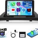 [2G+64G] Car Radio for BMW X3 E83 2004 2005 2006 2007 2008 2009 2010 2011 2012, Android 13 Touch Screen Car Play Stereo, Carplay/Android Auto/EQ Audio/Bluetooth/SWC