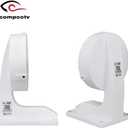 Security Camera Mount Bracket, Aluminum Indoor Outdoor Wall Mount Bracket L-Type Bracket for CCTV Security Dome IP Camera Mounting,Universal outdoor Security Camera Junction Box Mount Bracket