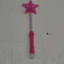 FlashingBlinkyLights Pink Super Star Princess LED Light Up Magic Wand for Kids