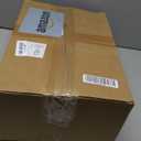 qiqee 100PCS Gift Bag with Handles Bulk Kraft Orange Paper Bags Assorted Sizes (33-Large, 33-Medium, 34-Small)