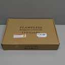 Flameless Candles,with Embedded Star String, Battery Operated Candles Flickering LED Pillar Candles with Remote Control and Timer, Home Decoration Add a Warm and Romantic AtmosphereSet of 7 (White)