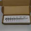 Jewelry Metal Silver Copper Iron Shaping Tool - Hardened Steel Forming Block with 17 Round Spheres, 17 Half-Round Grooves, 3 V-Shape Slots & 5 Oval Depressions, Replacement for #0407-69290