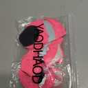 YAODHAOD Dog Shoes for Winter, Dog Boots & Paw Protectors, Fleece Warm Snow Booties for Puppy with Reflective Strip Anti-Slip Rubber Sole for  Dogs,Size 7: 2.3"x1.9" (L*W),Pink