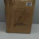 BestOffice | 13 Gallon Trash Can with Lid | Automatic Touchless Garbage Can | Odor Control | Modern Oval Design | Easy to Clean | Stainless Steel | Fits Any Kitchen, Bathroom, Office or Home