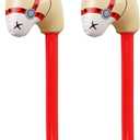 2PCS Inflatable Pony Stick Horse Costume - Halloween/Western Cowboy/Horse Baby Shower Birthday Party Decorations - 37 Inches (Red)