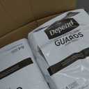 Depend Guards Incontinence Pads for Men, Maximum Absorbency, 168 Count (2 Packs of 84), Packaging May Vary