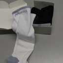 FITRELL 3 Pairs Compression Socks for Women and Men 20-30mmHg-Circulation Support Socks (Small-Medium, Black+white+grey)