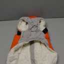 IECOii Dog Coat with Harness Built in - Orange, Large - Waterproof Winter Coat, Fleece Lined Snow Jacket for Dogs (Large(Chest:24.4 in))