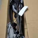 SUNNYFEEL Oversized Rocking Camping Chair, Fully Padded Patio Chair with Side Pocket, High Back Portable Lawn Recliner with Headrest, Outdoor Camp Rocker Chairs for Adults Heavy Duty 300 LBS (1 PC, Grey)